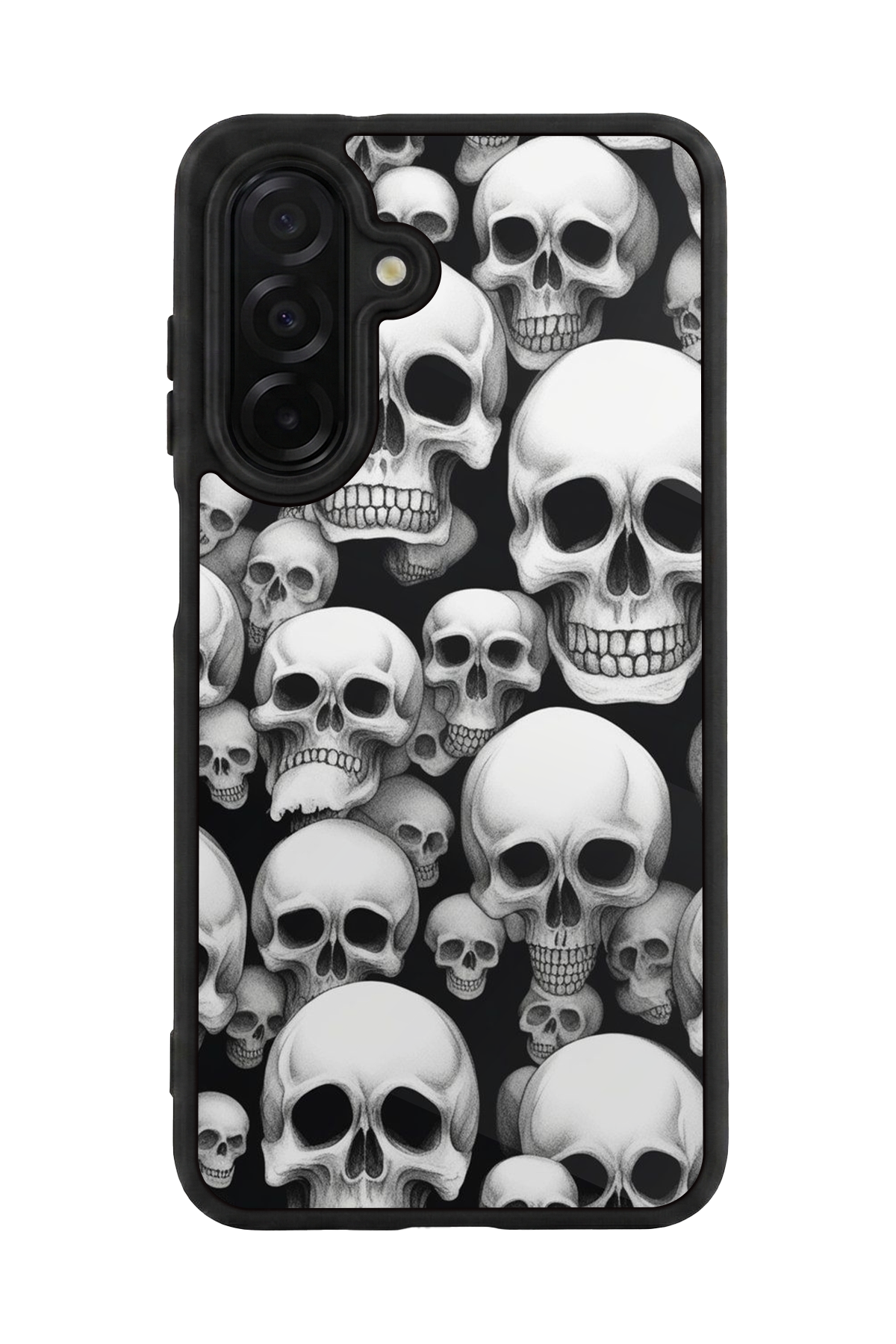 Samsung Galaxy A56 Uyumlu KuruKafa Tasarımlı Glossy Premium Kılıf