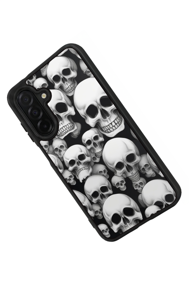 Samsung Galaxy A56 Uyumlu KuruKafa Tasarımlı Glossy Premium Kılıf