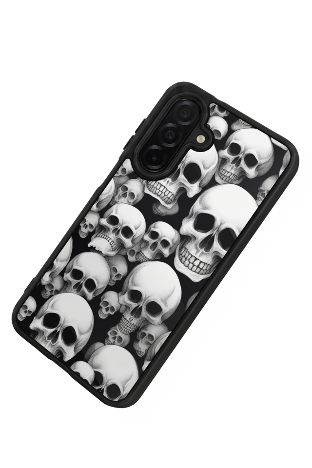 Samsung Galaxy A56 Uyumlu KuruKafa Tasarımlı Glossy Premium Kılıf