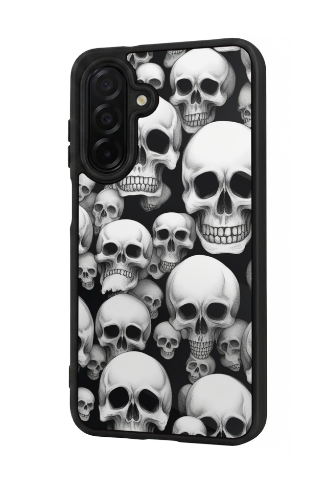 Samsung Galaxy A56 Uyumlu KuruKafa Tasarımlı Glossy Premium Kılıf