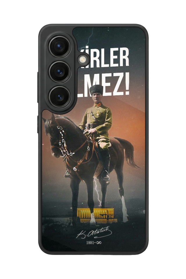 Samsung Galaxy S26 Uyumlu Mustafa Kemal Ataturk Tasarımlı Glossy Premium Kılıf