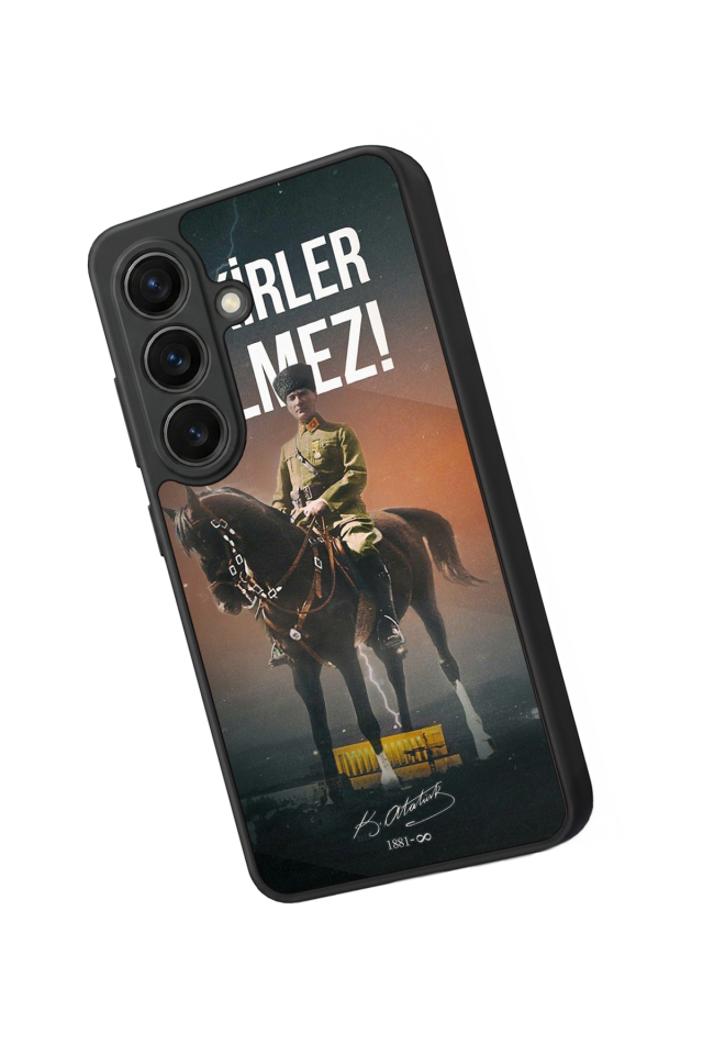 Samsung Galaxy S26 Uyumlu Mustafa Kemal Ataturk Tasarımlı Glossy Premium Kılıf