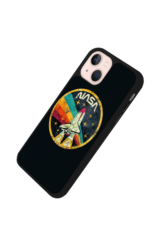 iPhone 14 Plus Uyumlu Nasa Tasarımlı Glossy Premium Kılıf