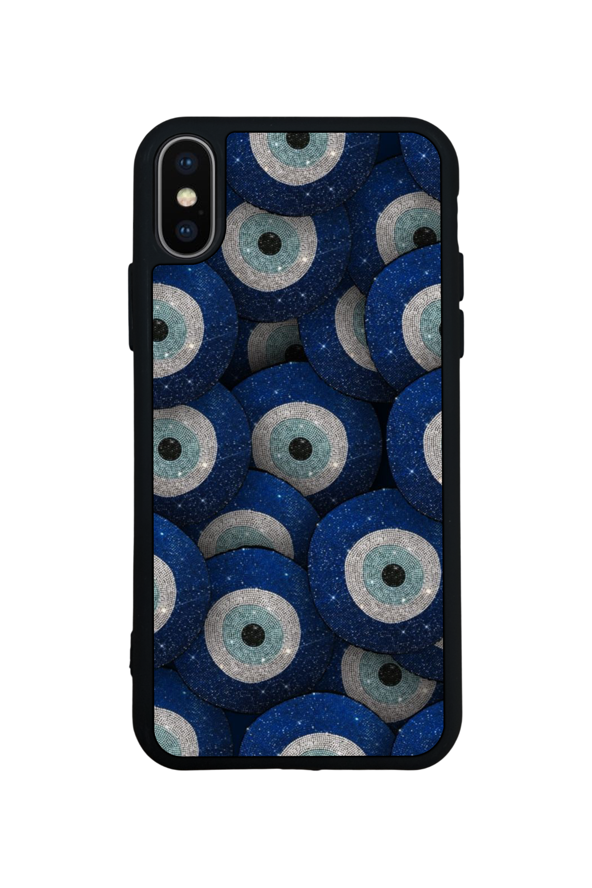 iPhone XS Max Uyumlu Nazar Tasarımlı Glossy Premium Kılıf