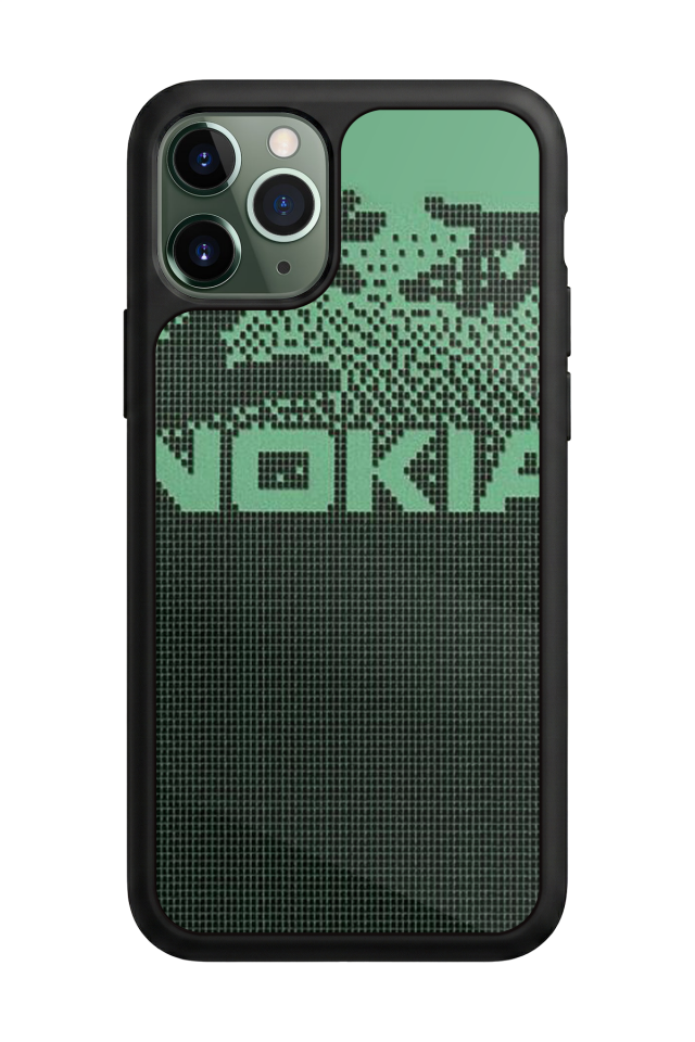 iPhone 11 Pro Uyumlu Nokia Tasarımlı Glossy Premium Kılıf