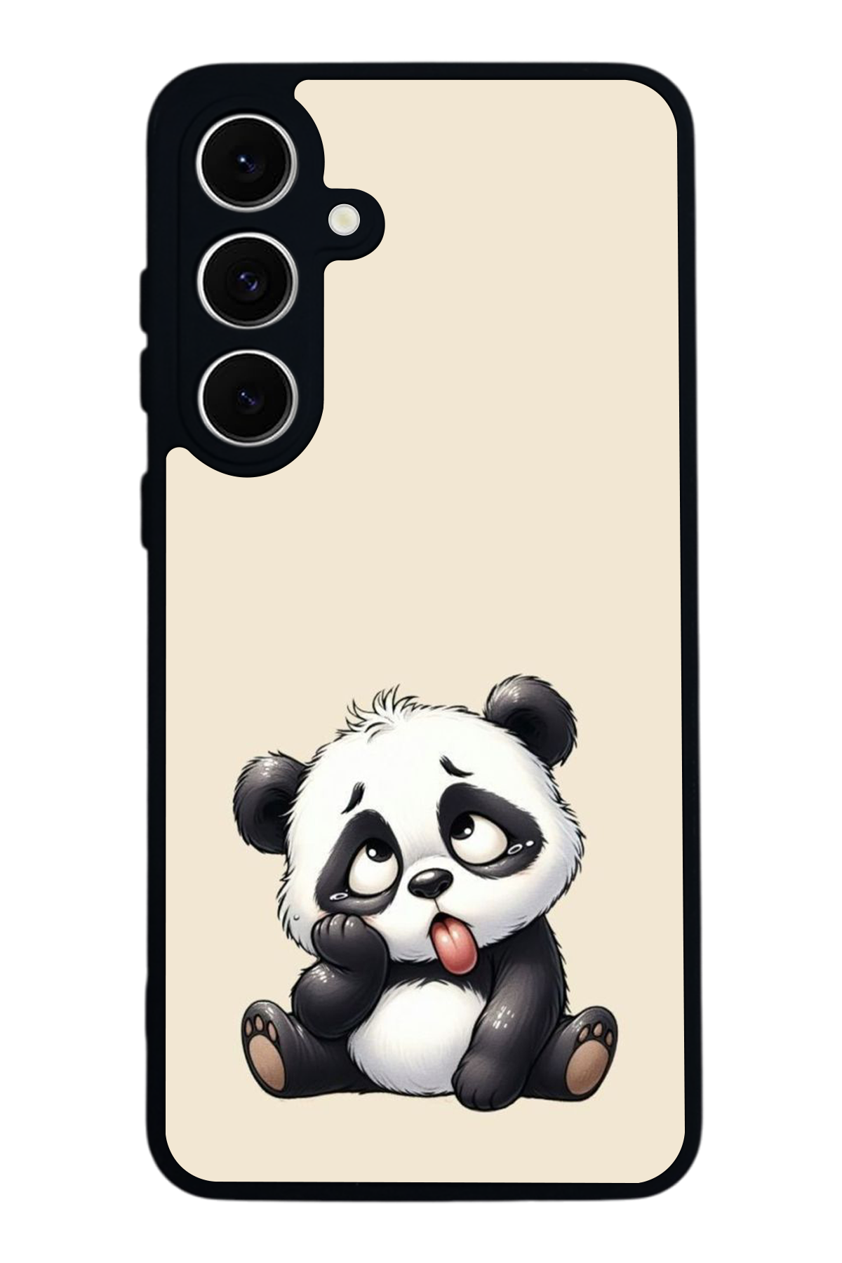 Samsung Galaxy A16 Uyumlu Panda Tasarımlı Glossy Premium Kılıf