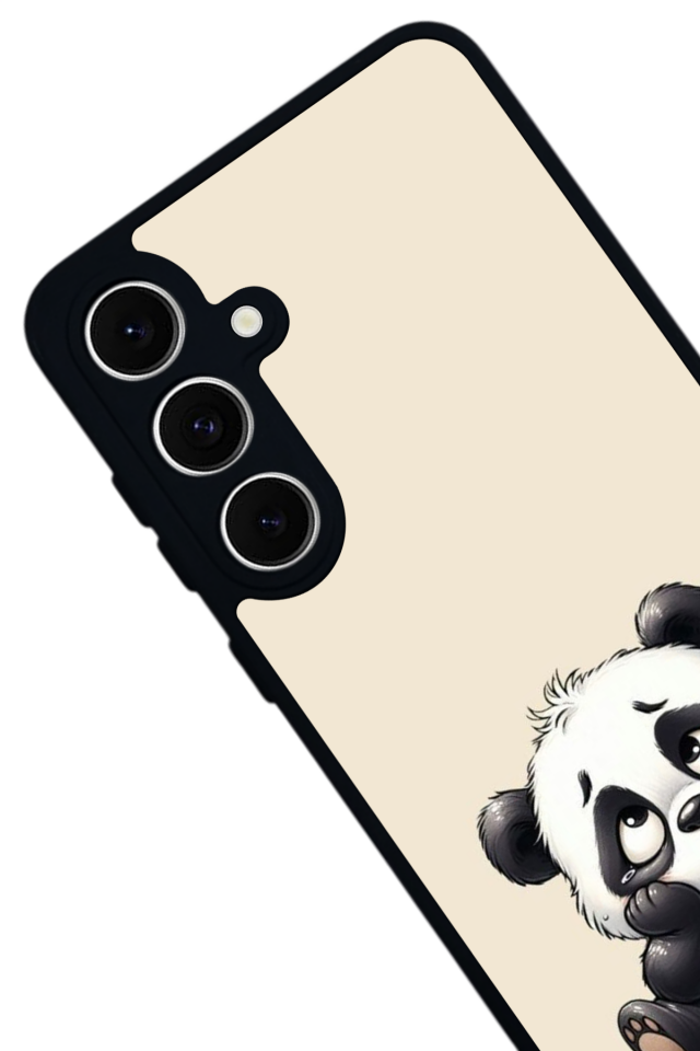 Samsung Galaxy A16 Uyumlu Panda Tasarımlı Glossy Premium Kılıf