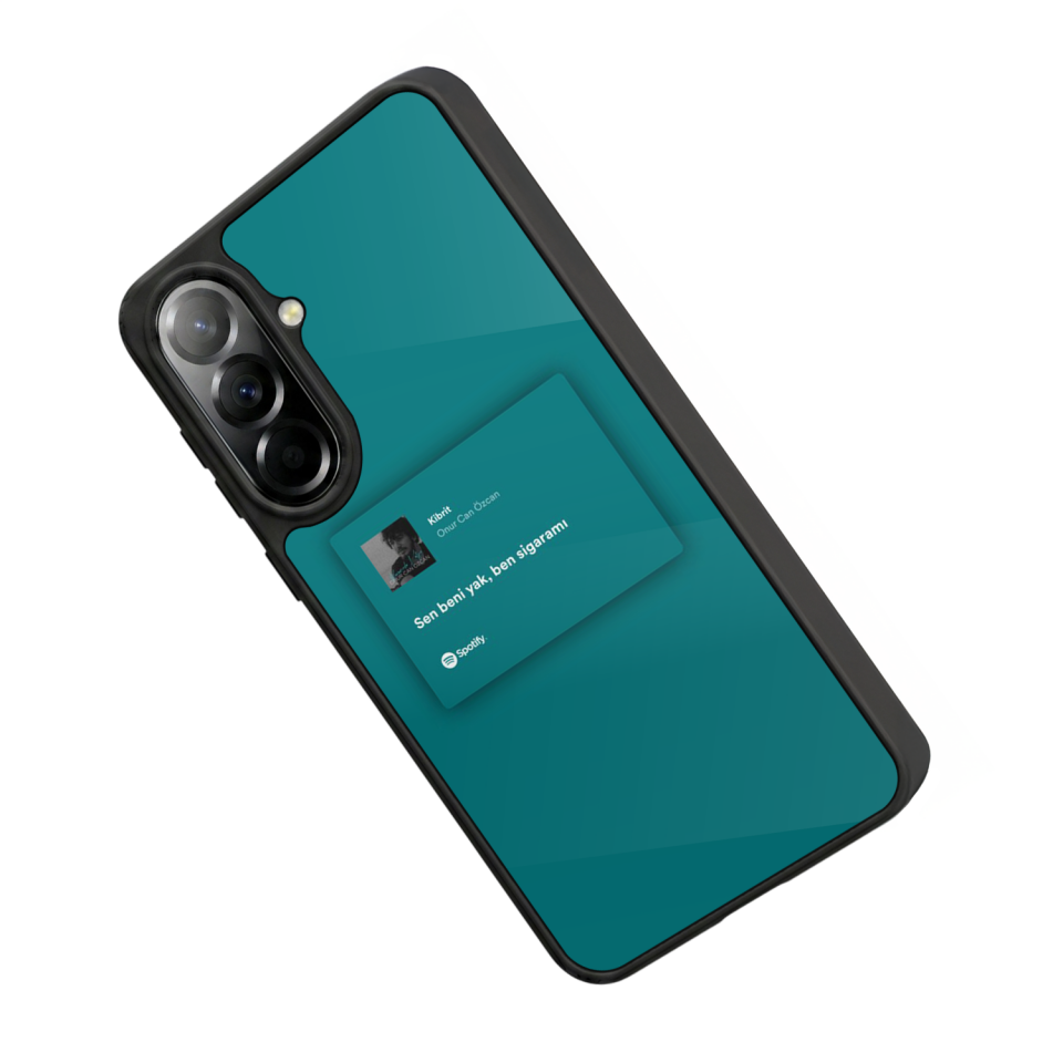 Samsung Galaxy A37 Uyumlu Sarki Sozleri Tasarımlı Glossy Premium Kılıf