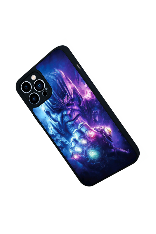 iPhone 12 Pro Max Uyumlu Thanos Tasarımlı Glossy Premium Kılıf