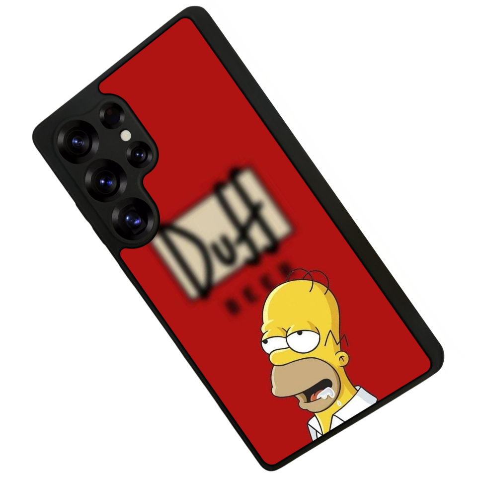 Samsung Galaxy S25 Ultra Uyumlu The Simpsons Tasarımlı Glossy Premium Kılıf