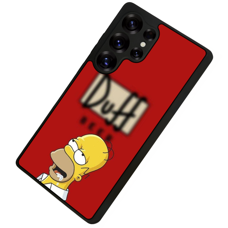 Samsung Galaxy S25 Ultra Uyumlu The Simpsons Tasarımlı Glossy Premium Kılıf