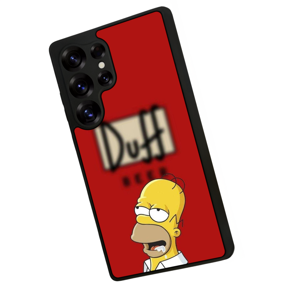 Samsung Galaxy S25 Ultra Uyumlu The Simpsons Tasarımlı Glossy Premium Kılıf