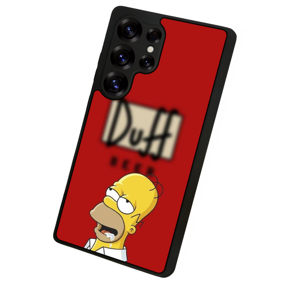 Samsung Galaxy S25 Ultra Uyumlu The Simpsons Tasarımlı Glossy Premium Kılıf