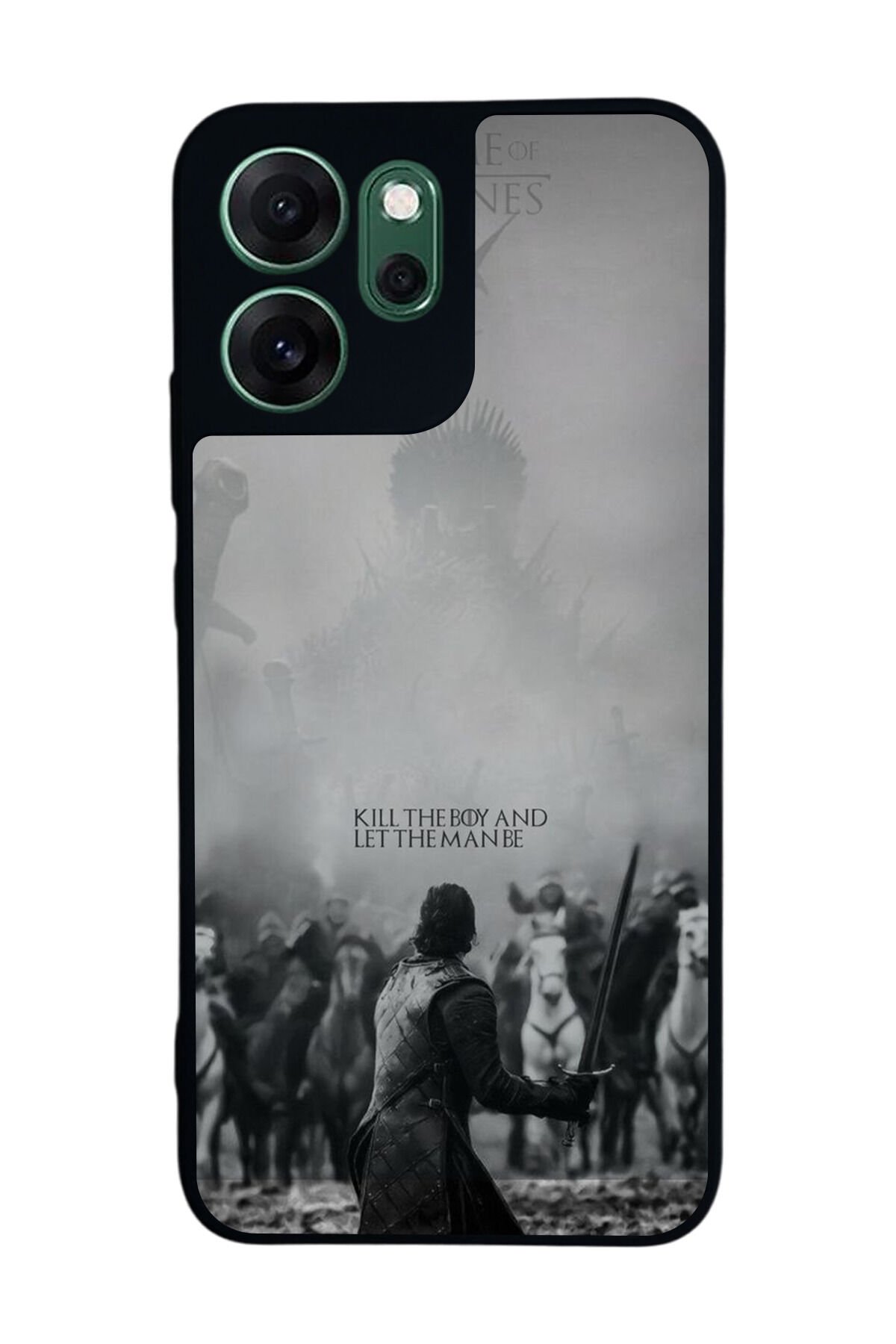 Oppo Reno 14F Uyumlu GameOfThrones Tasarımlı Glossy Premium Kılıf
