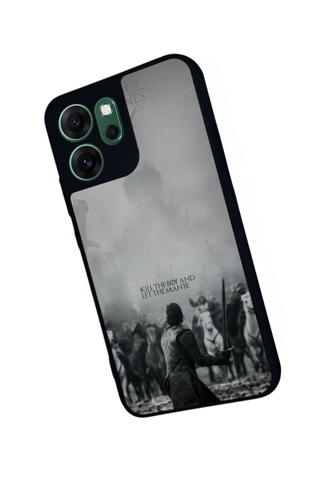 Oppo Reno 14F Uyumlu GameOfThrones Tasarımlı Glossy Premium Kılıf