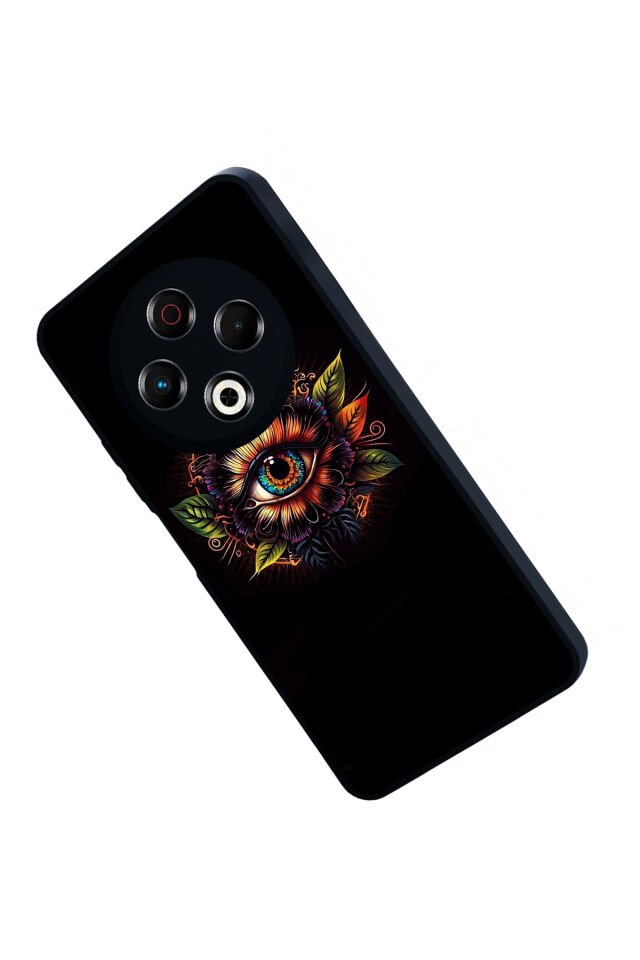 Tecno Spark 30 Uyumlu Göz Tasarımlı Glossy Premium Kılıf