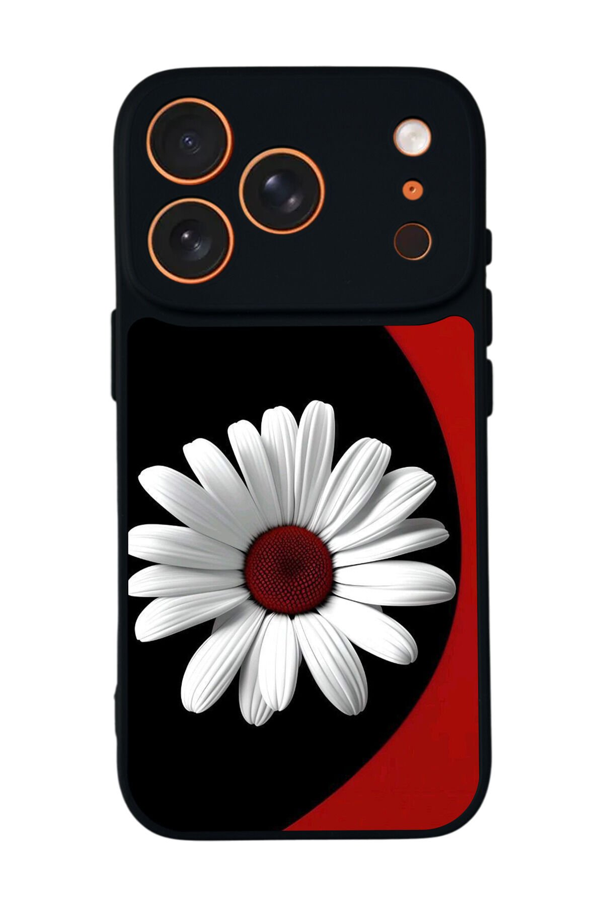 iPhone 17 Pro Uyumlu Cicek Tasarımlı Glossy Premium Kılıf