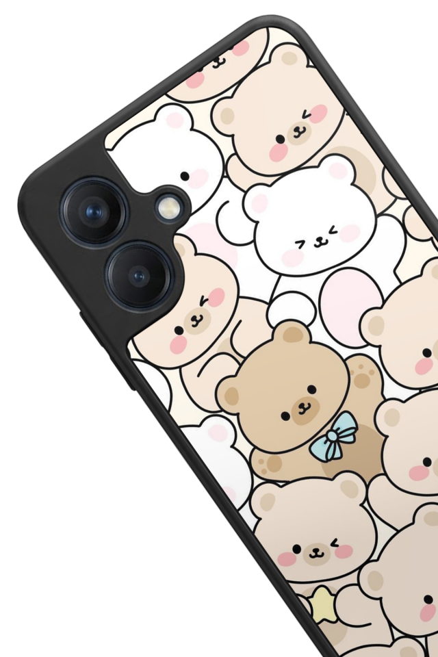 Samsung Galaxy A07 Uyumlu Ayı Tasarımlı Glossy Premium Kılıf