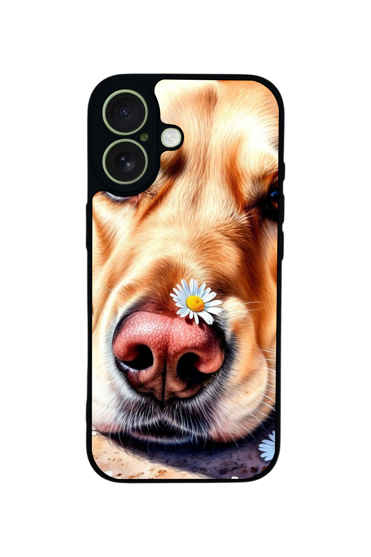 iPhone 17 Uyumlu Golden Kopek Tasarımlı Glossy Premium Kılıf
