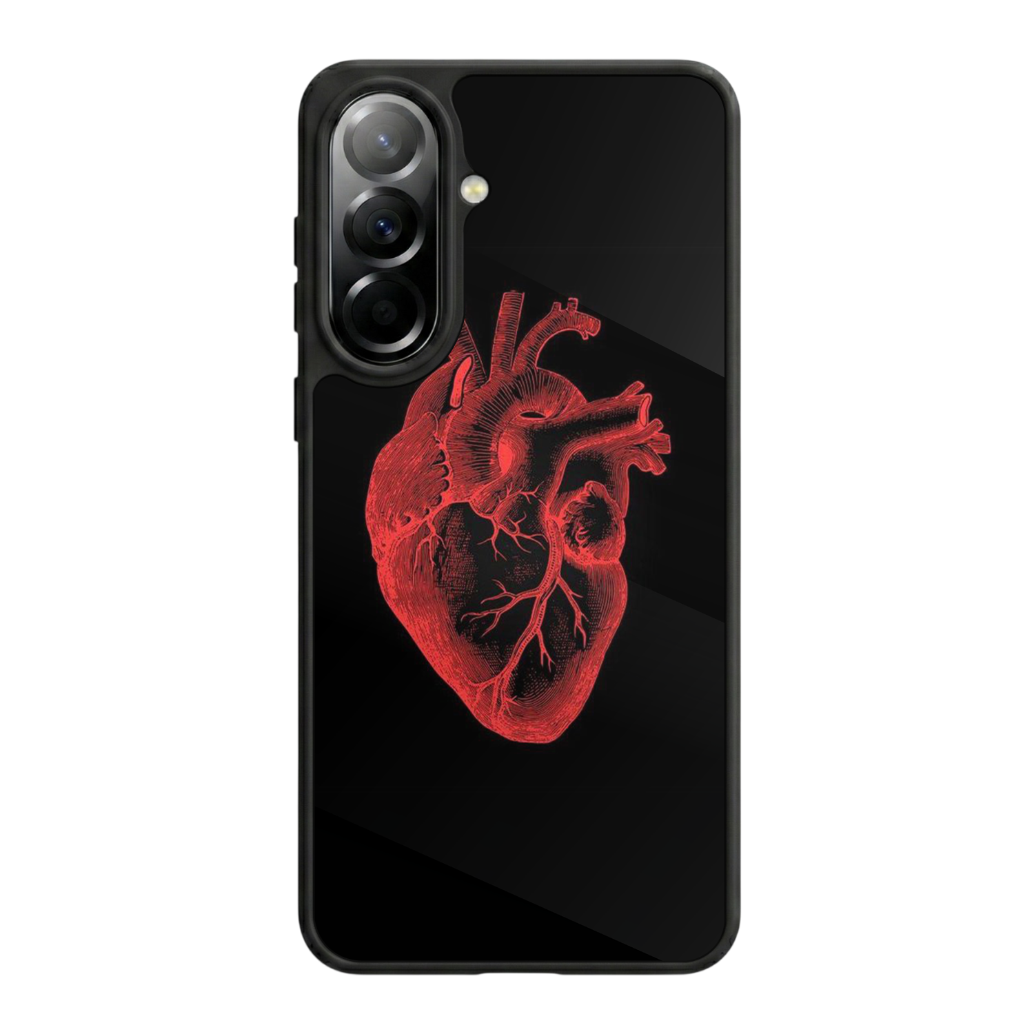 Samsung Galaxy A37 Uyumlu Kalp Love Tasarımlı Glossy Premium Kılıf