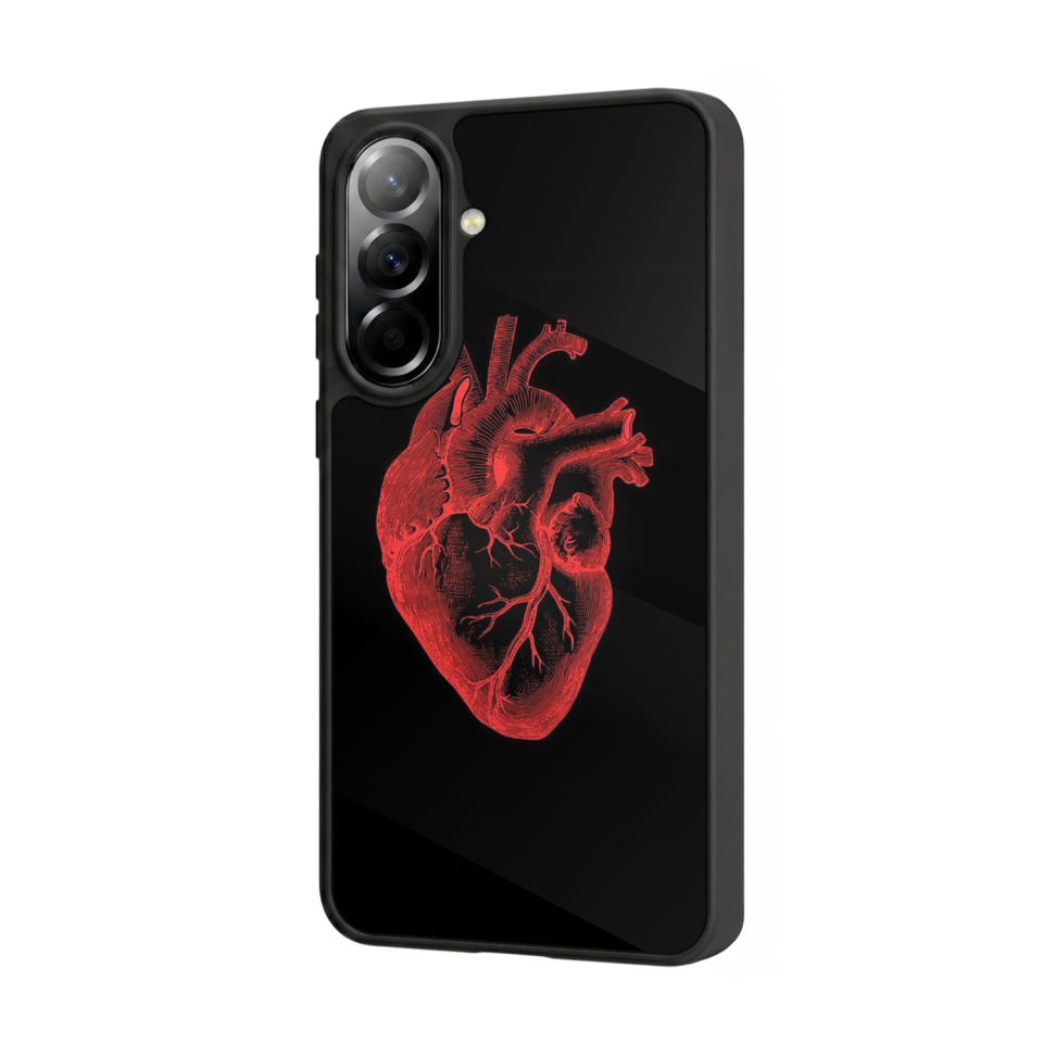 Samsung Galaxy A37 Uyumlu Kalp Love Tasarımlı Glossy Premium Kılıf