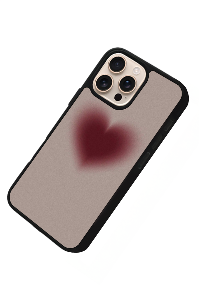 iPhone 14 Pro Uyumlu Kalp Love Tasarımlı Glossy Premium Kılıf