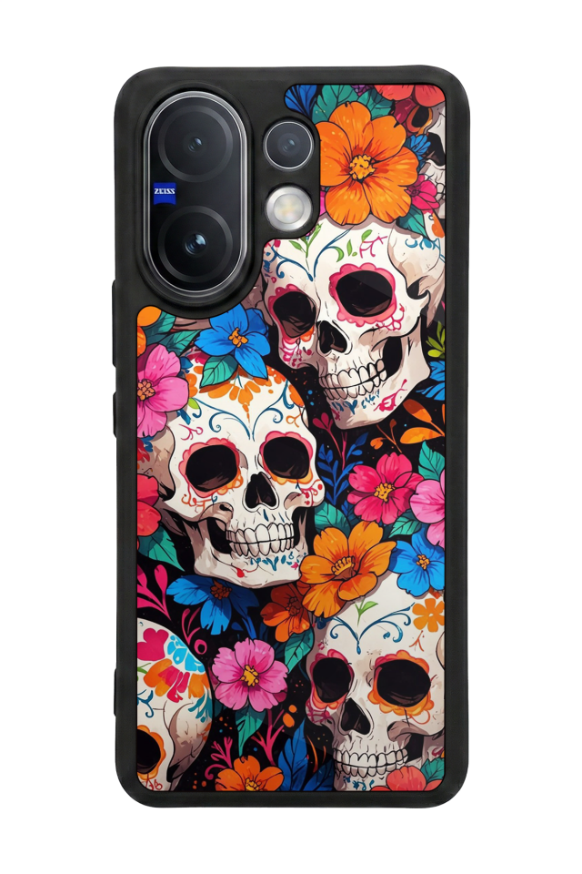 Vivo V60 Uyumlu KuruKafa Tasarımlı Glossy Premium Kılıf