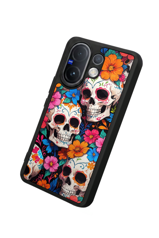 Vivo V60 Uyumlu KuruKafa Tasarımlı Glossy Premium Kılıf
