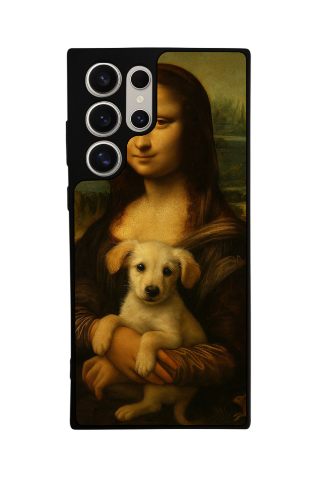 Samsung Galaxy S24 Ultra Uyumlu Monalisa Tasarımlı Glossy Premium Kılıf