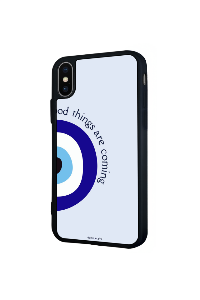 iPhone XS Max Uyumlu Nazar Tasarımlı Glossy Premium Kılıf