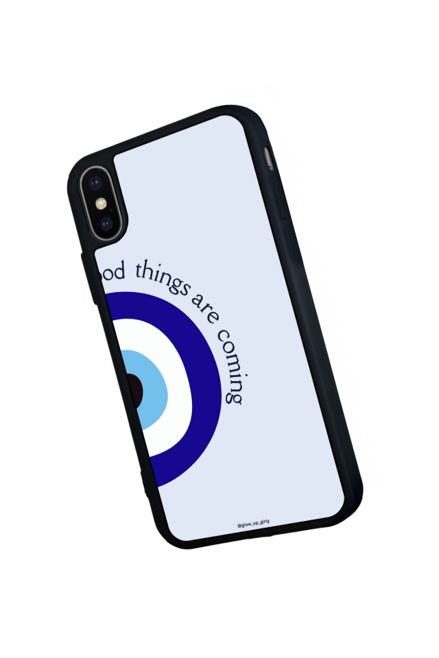 iPhone XS Max Uyumlu Nazar Tasarımlı Glossy Premium Kılıf