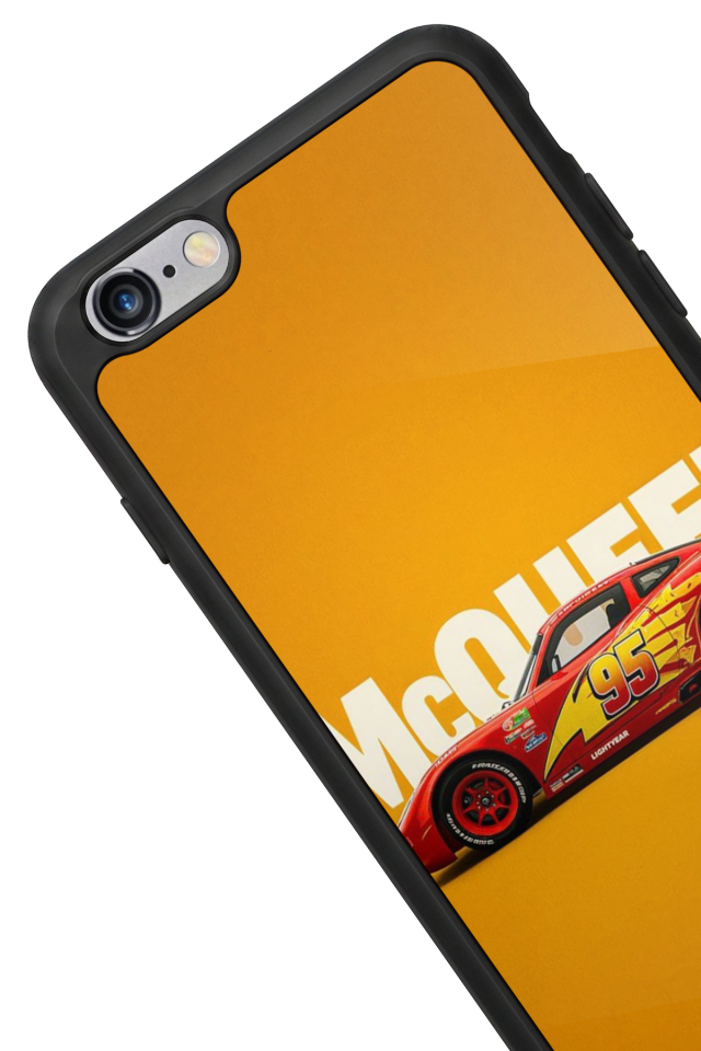 iPhone 6 Plus Uyumlu Şimsek McQueen Tasarımlı Glossy Premium Kılıf