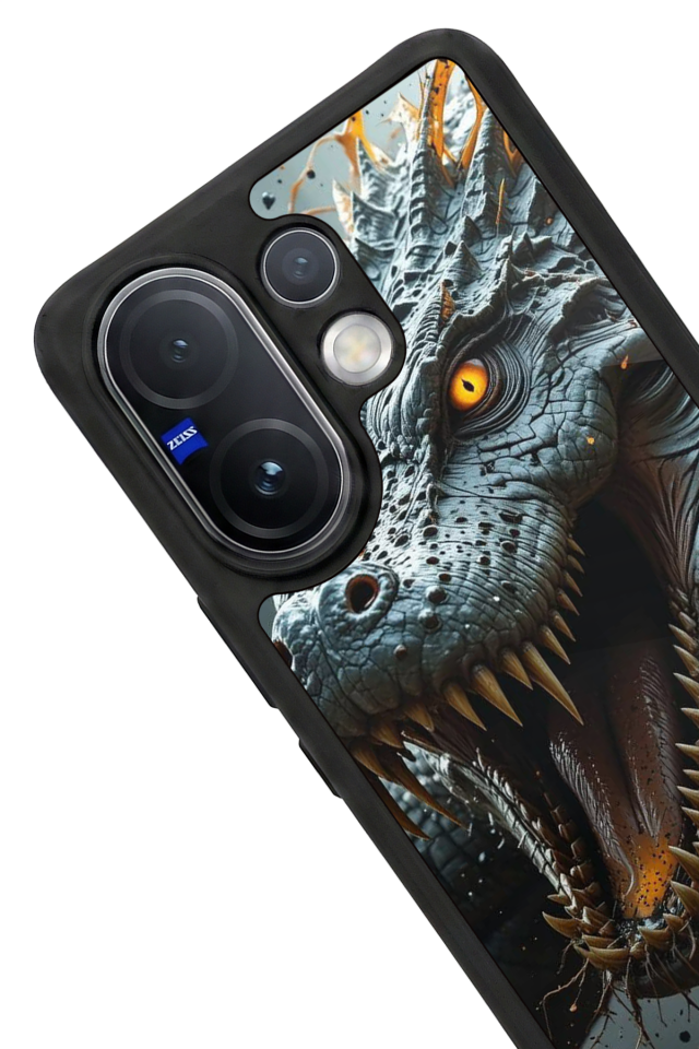 Vivo V60 Uyumlu T-ReVivo V60 Tasarımlı Glossy Premium Kılıf