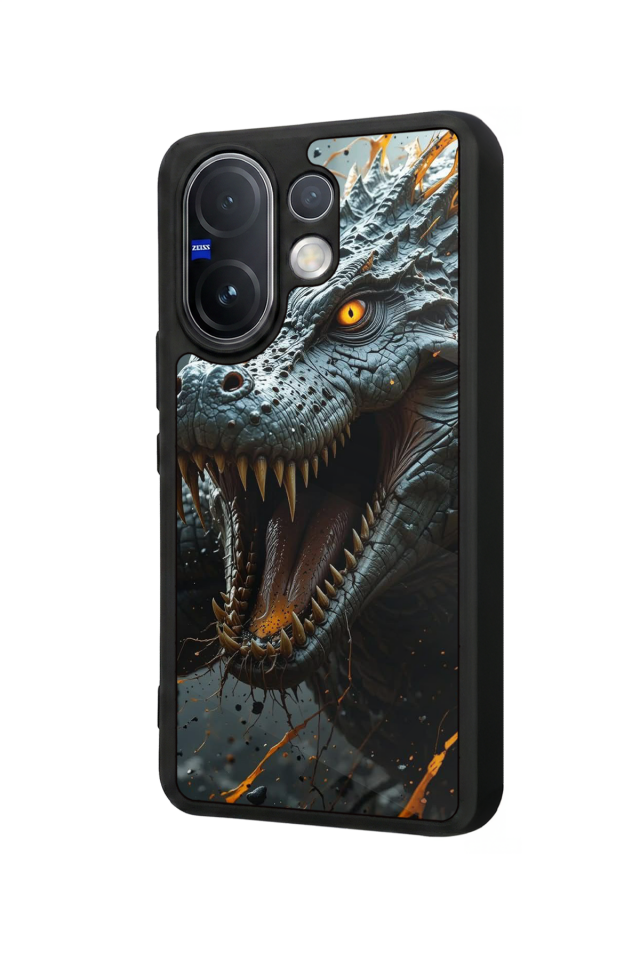 Vivo V60 Uyumlu T-ReVivo V60 Tasarımlı Glossy Premium Kılıf
