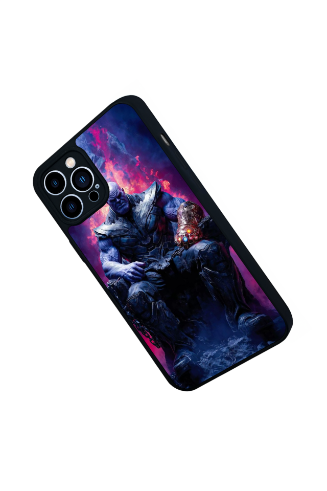 iPhone 12 Pro Max Uyumlu Thanos Tasarımlı Glossy Premium Kılıf