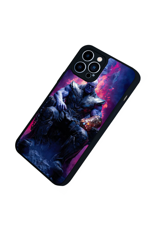 iPhone 12 Pro Max Uyumlu Thanos Tasarımlı Glossy Premium Kılıf