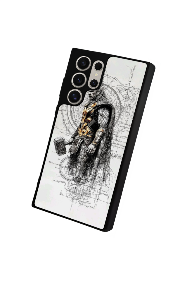Samsung Galaxy S22 Ultra Uyumlu Thor Tasarımlı Glossy Premium Kılıf