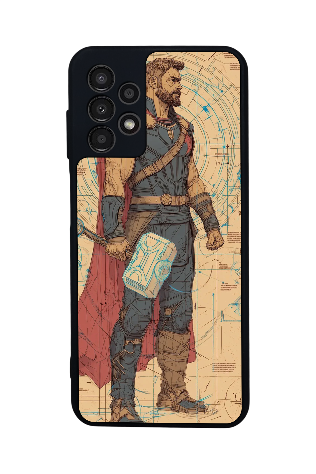 Samsung Galaxy A23 Uyumlu Thor Tasarımlı Glossy Premium Kılıf