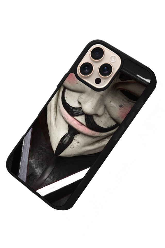 iPhone 16 Pro Max Uyumlu Vendetta Tasarımlı Glossy Premium Kılıf