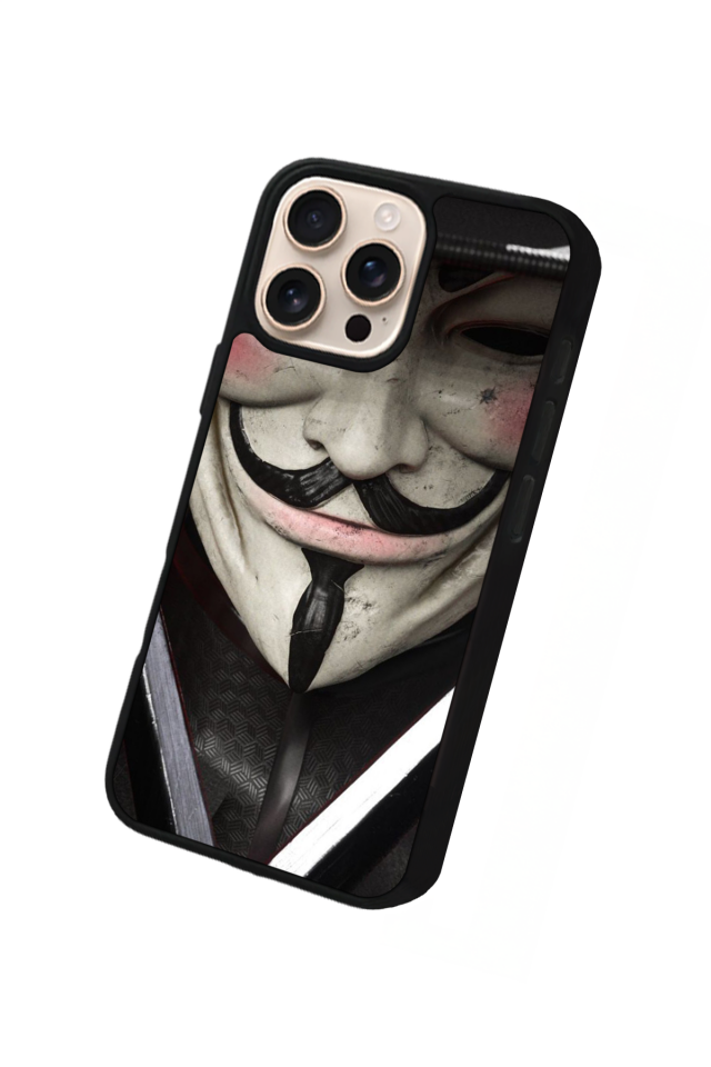 iPhone 16 Pro Max Uyumlu Vendetta Tasarımlı Glossy Premium Kılıf