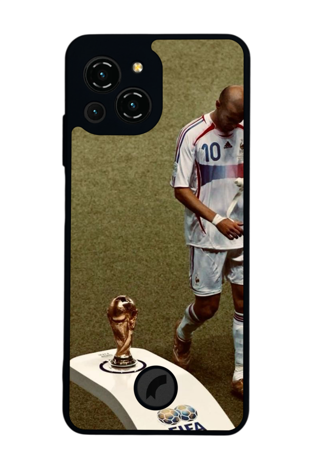 Reeder S23 Pro Max Uyumlu Zidane Tasarımlı Glossy Premium Kılıf