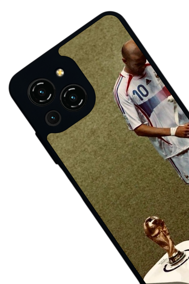 Reeder S23 Pro Max Uyumlu Zidane Tasarımlı Glossy Premium Kılıf