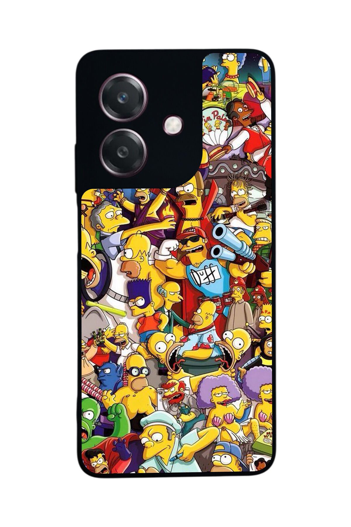 Oppo A3 5G Uyumlu The Simpsons Tasarımlı Glossy Premium Kılıf
