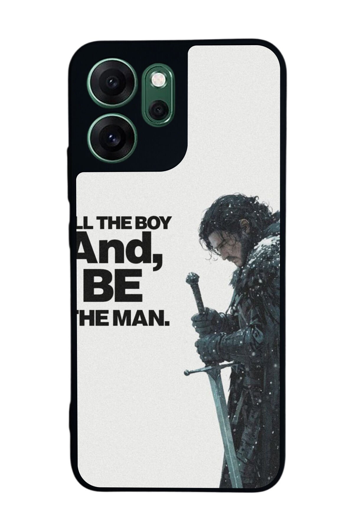 Oppo Reno 14F Uyumlu GameOfThrones Tasarımlı Glossy Premium Kılıf
