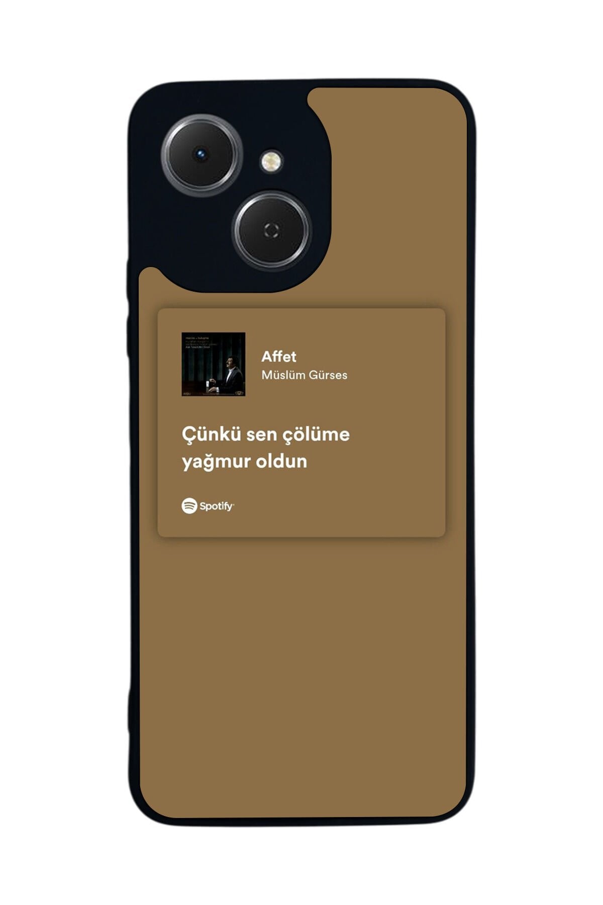 Tecno Spark 40C Uyumlu Sarki Sozleri Tasarımlı Glossy Premium Kılıf