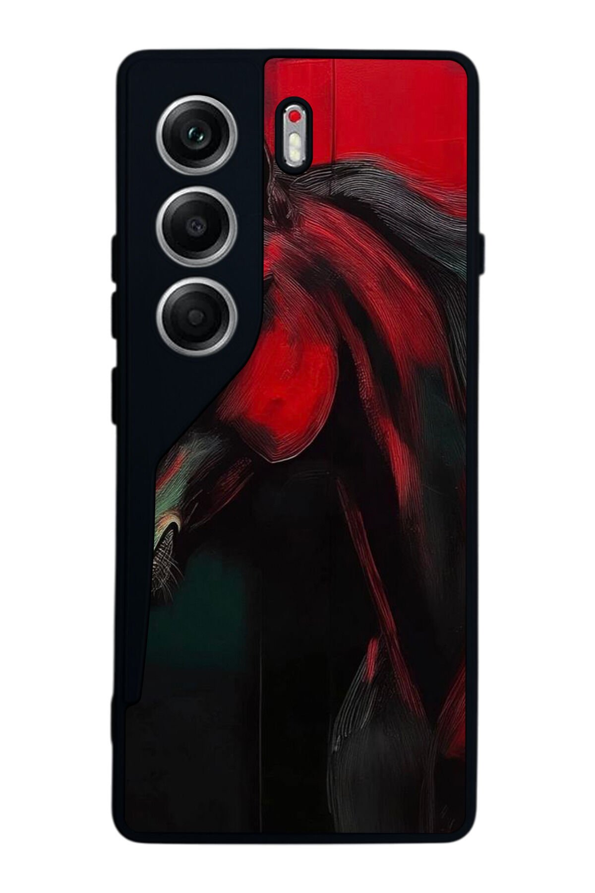 Tecno Camon 40 Uyumlu At Horse Tasarımlı Glossy Premium Kılıf