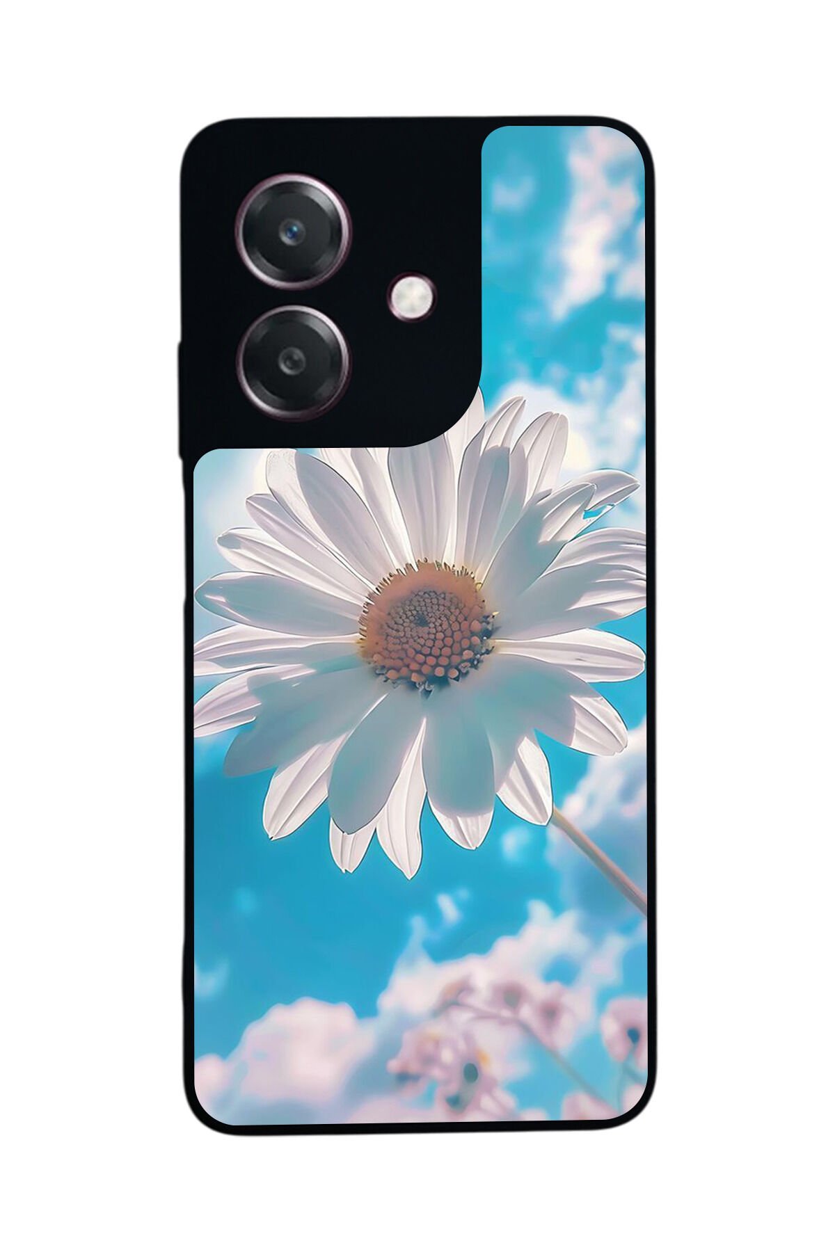 Oppo A3 5G Uyumlu Cicek Tasarımlı Glossy Premium Kılıf