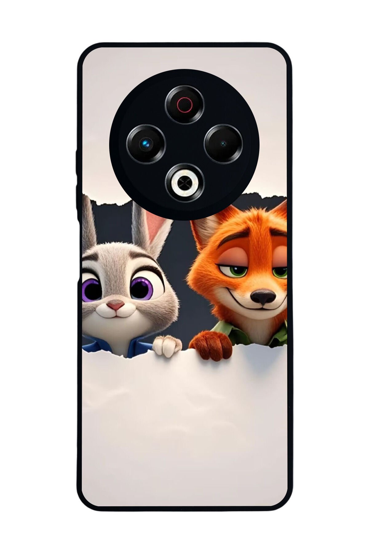 Tecno Spark 30 Uyumlu Zootropolis Tasarımlı Glossy Premium Kılıf