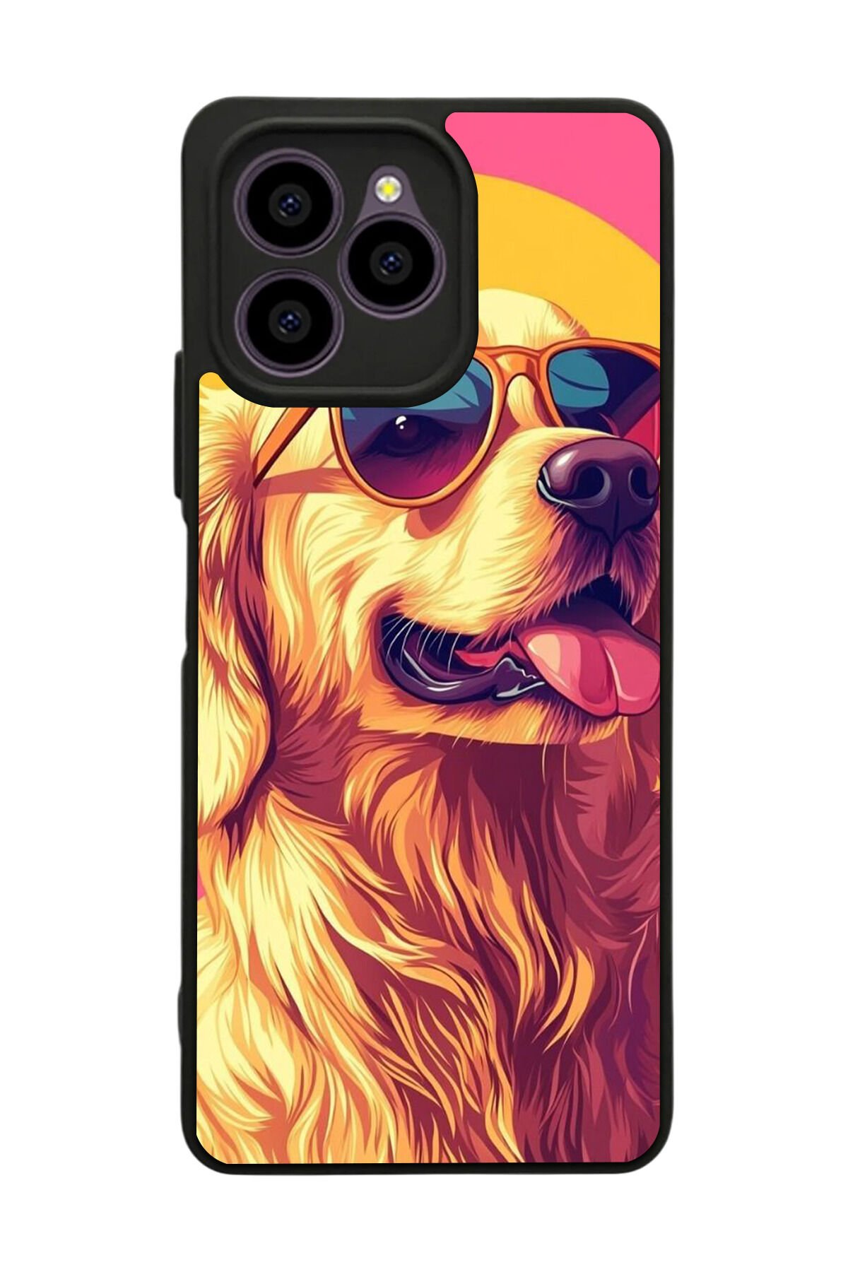 Omix X6 Uyumlu Golden Kopek Tasarımlı Glossy Premium Kılıf