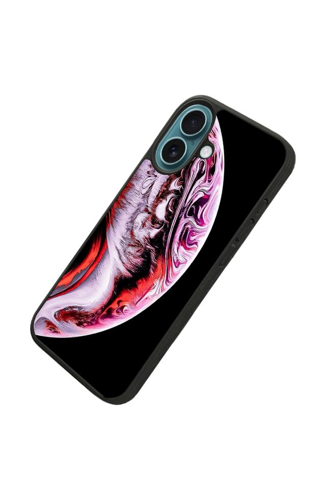 iPhone 16 Uyumlu Ay Tasarımlı Glossy Premium Kılıf